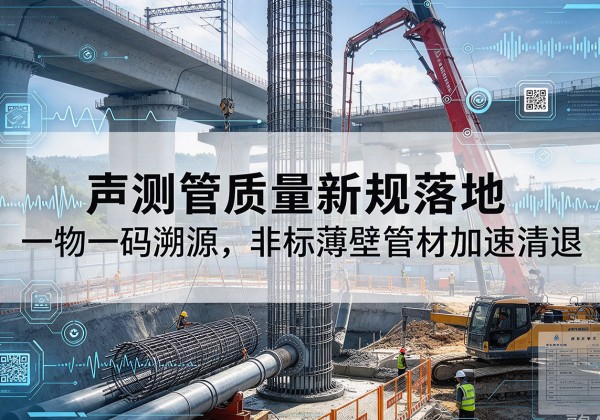 平度声测管质量新规落地，一物一码溯源，非标薄壁管材加速清退