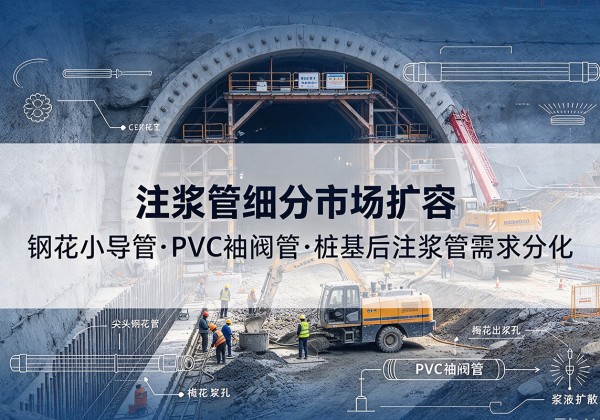 平度注浆管细分市场扩容，隧道钢花小导管、PVC 袖阀管、桩基后注浆管需求分化